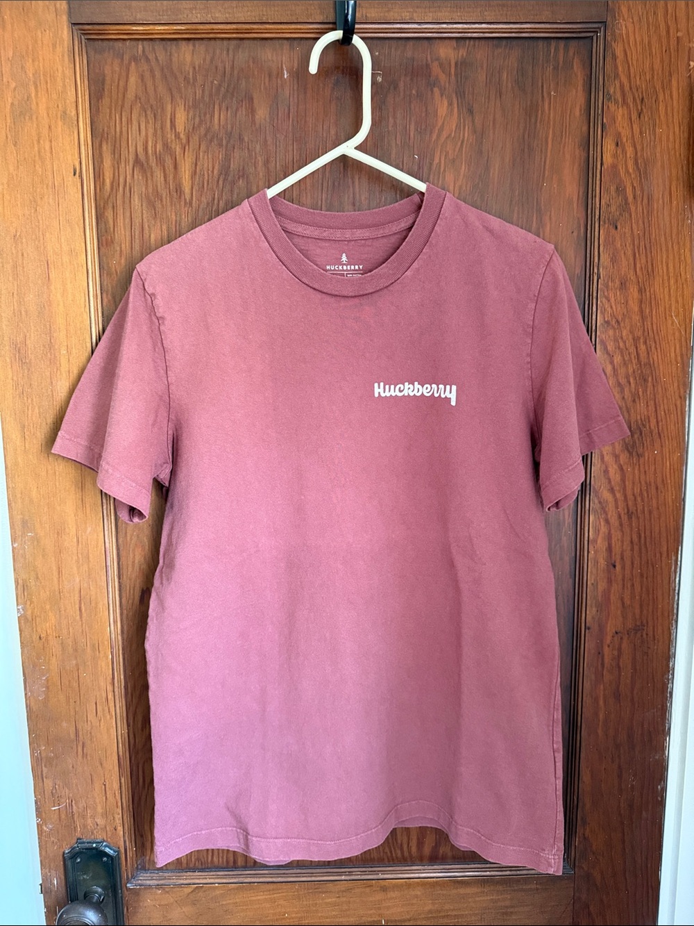 Huckberry Heavyweight Tee - Dusty Red, Size M